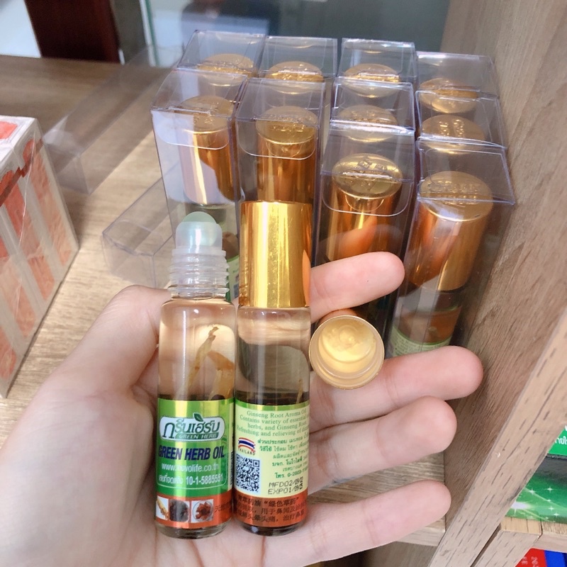 Dầu Nhân Sâm Green Herb Oil Thái Lan