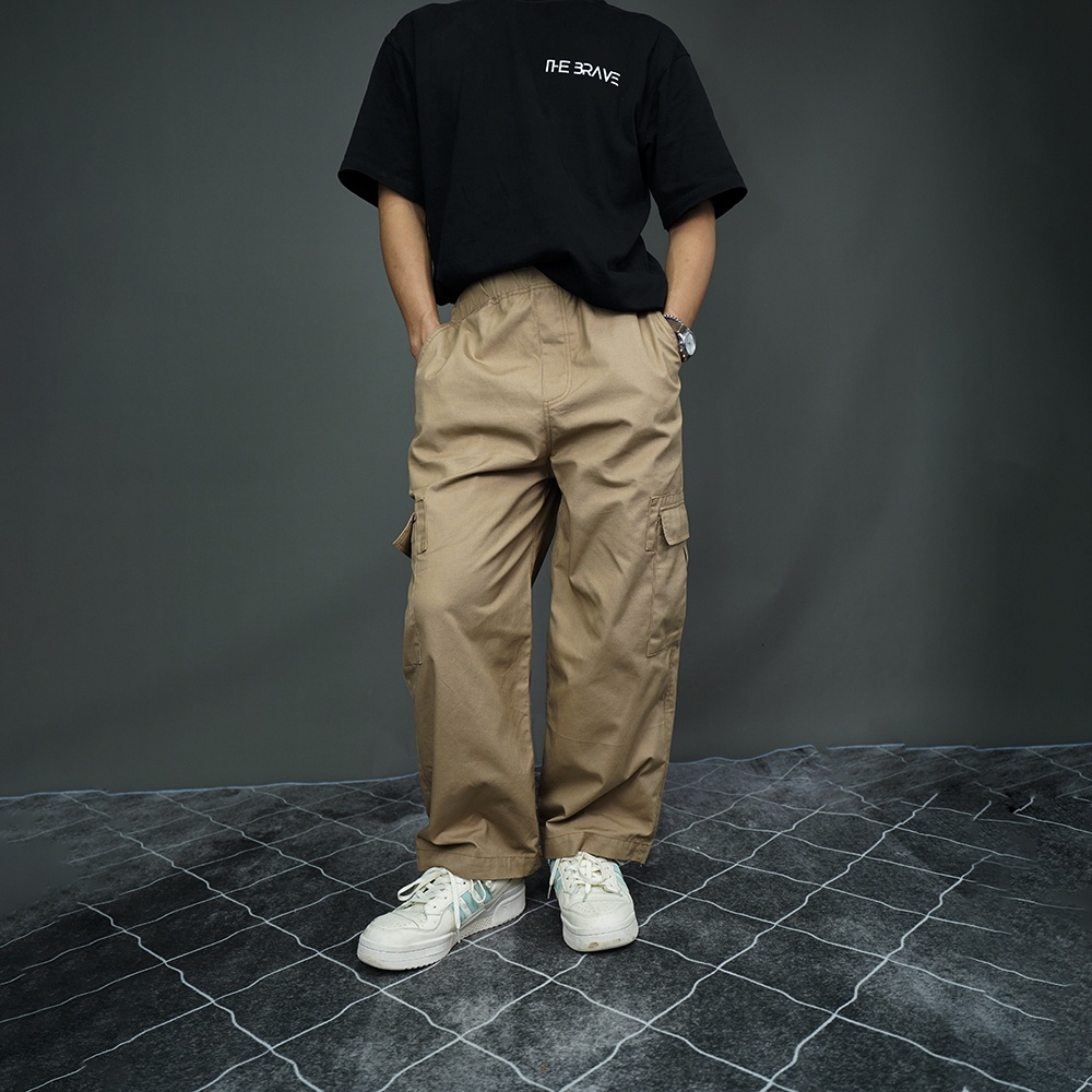Quần Kaki Classic Ống Suông cargo pants Unisex LemStudio