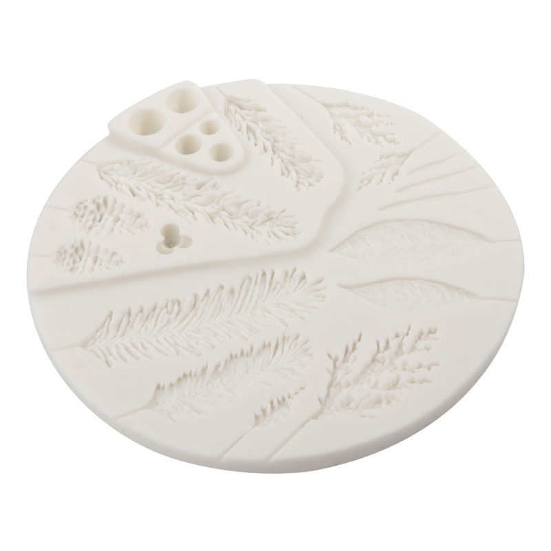 Khuôn Silicone Làm Bánh Tạo Hình Lá Thông Giáng Sinh