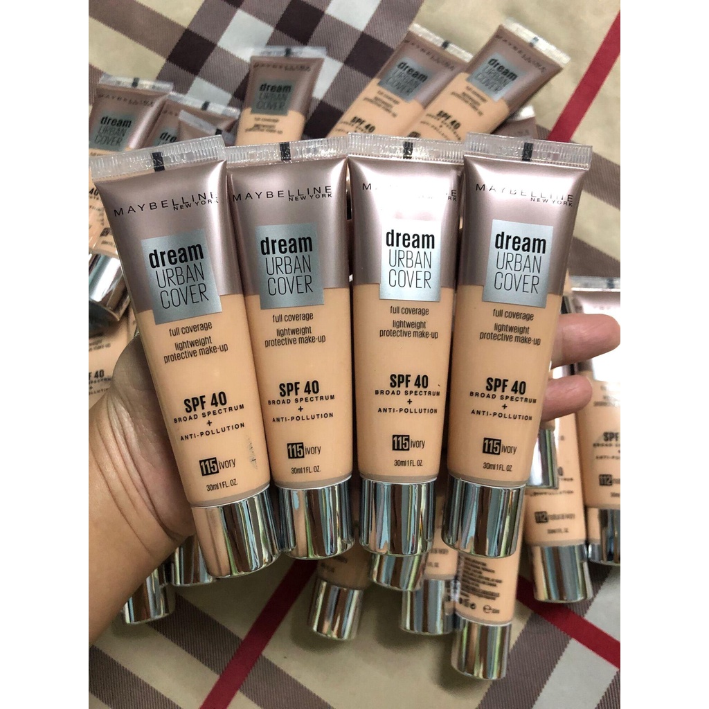 Kem nền siêu nhẹ Maybelline Dream Urban Cover Full Coverage SPF40 30ml