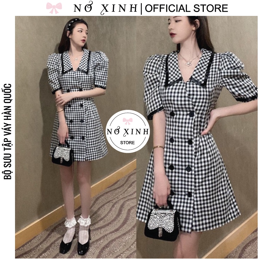 🔥 Đầm Sơ Mi Công Sở Hàn Quốc Cao Cấp Loại 1 Có Size S-M-L-XL-XXL (có ảnh+video thật)