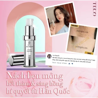 XXVirgin A6 khử thâm làm Hồng nách, mông, bẹn chính hãng Gcell