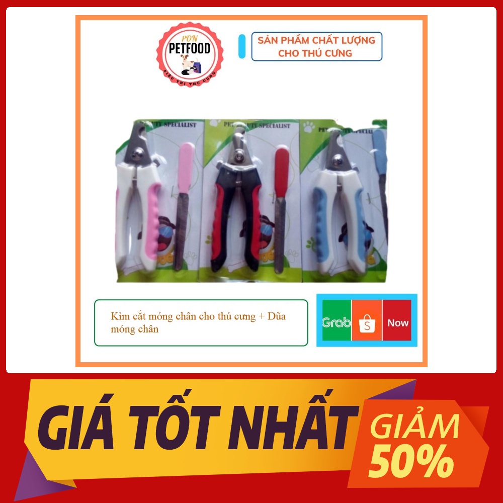 Kìm cắt móng chân cho thú cưng + Dũa móng chân