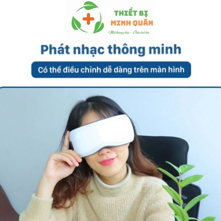 Máy massage mắt, máy mát xa mắt giảm cuồng thâm, đau mắt loại dùng pin HY-01 cao cấp