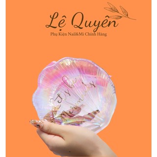 Đĩa vỏ sò let's be trang trí nail-chụp ảnh chuyên dụng