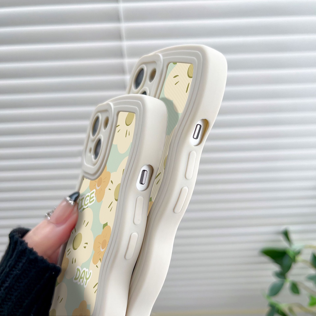 Ốp Điện Thoại TPU Mềm Chống Rơi / Dấu Vân Tay Họa Tiết Hoa Cho iPhone 7 8 Plus 11 14 12 13 Pro Max XR 6 6s 14 Plus X XS Max SE 2020