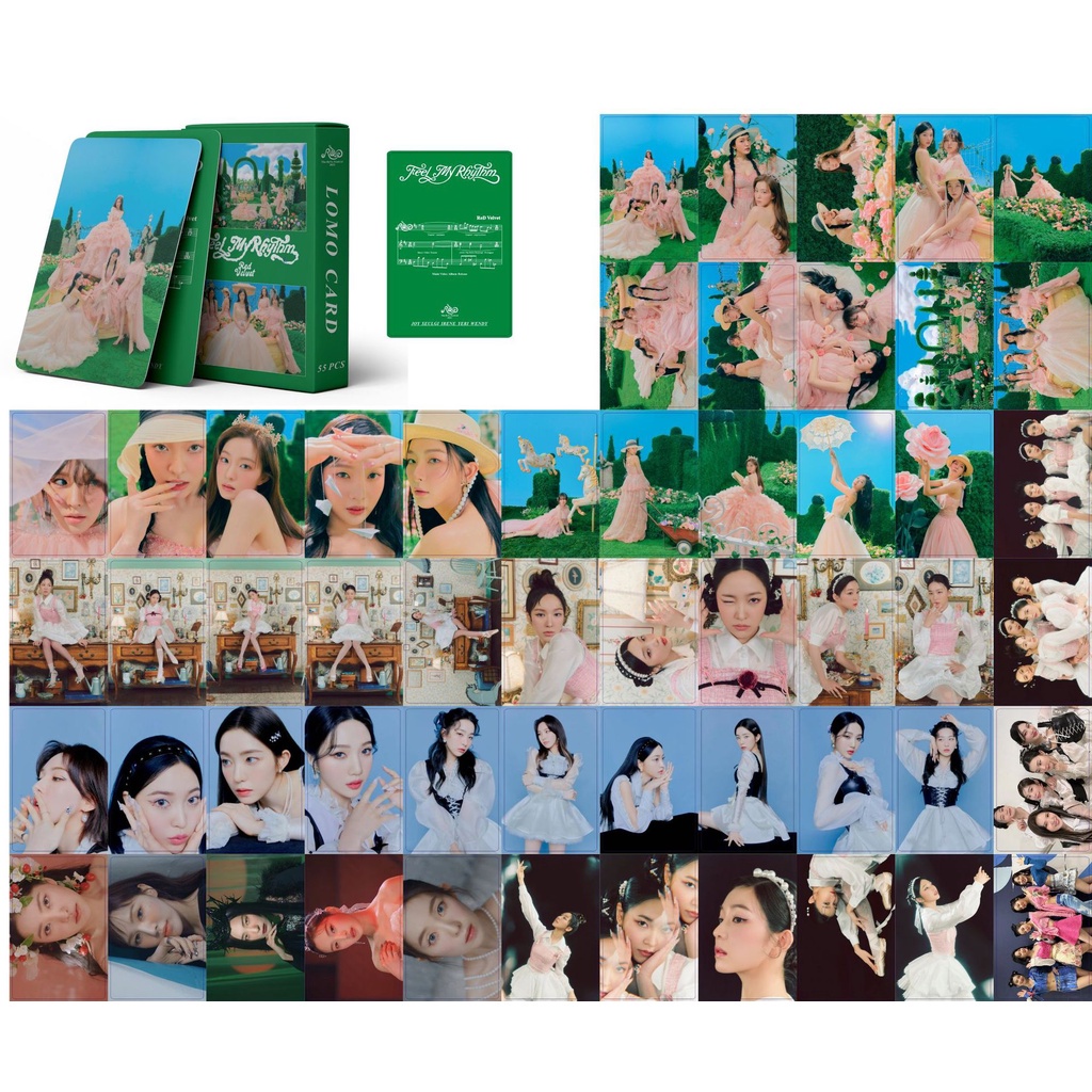 Red Velvet Album Birthday Photocard The ReVe Festival 2022  Lomo Card 54pcs/box