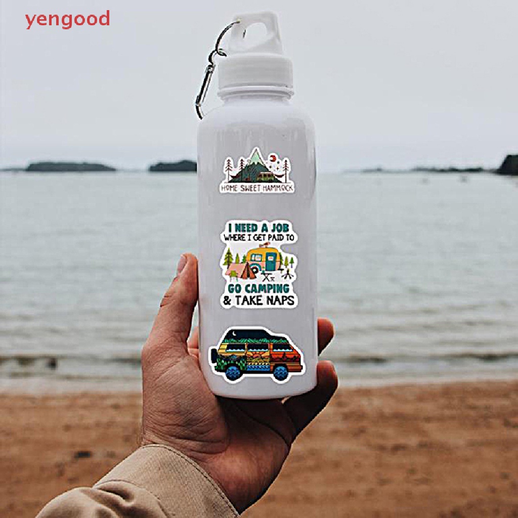 Bộ 50 Miếng Dán Trang Trí Bằng PVC Họa Tiết Graffiti Độc Đáo