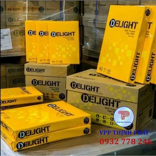[1 THÙNG 5 REAM] Giấy A4 DELIGHT định lượng 70gsm