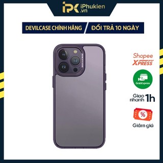 Ốp lưng devilcase phiên bản tiêu chuẩn viền tím dành cho ip 14 pro/ 14 promax