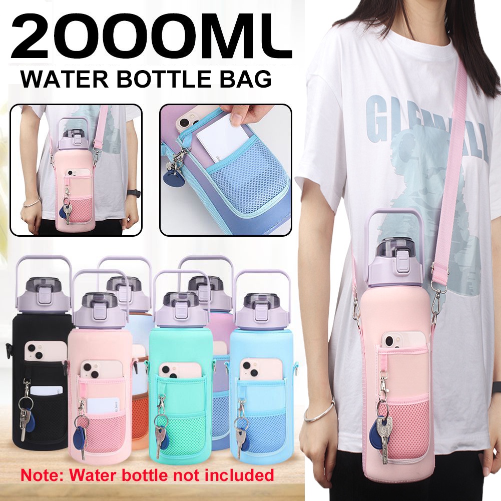 Túi Đựng Bình Nước Giữ Nhiệt 2L 64oz Có Dây Đeo Chéo Đa Năng Cho 2 Lít