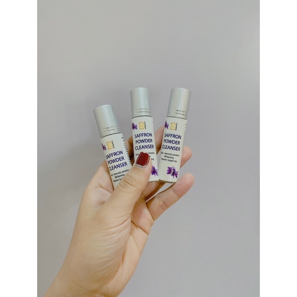 Bột rửa mặt Saffron - Saffron powder cleanser  - lọ mini size