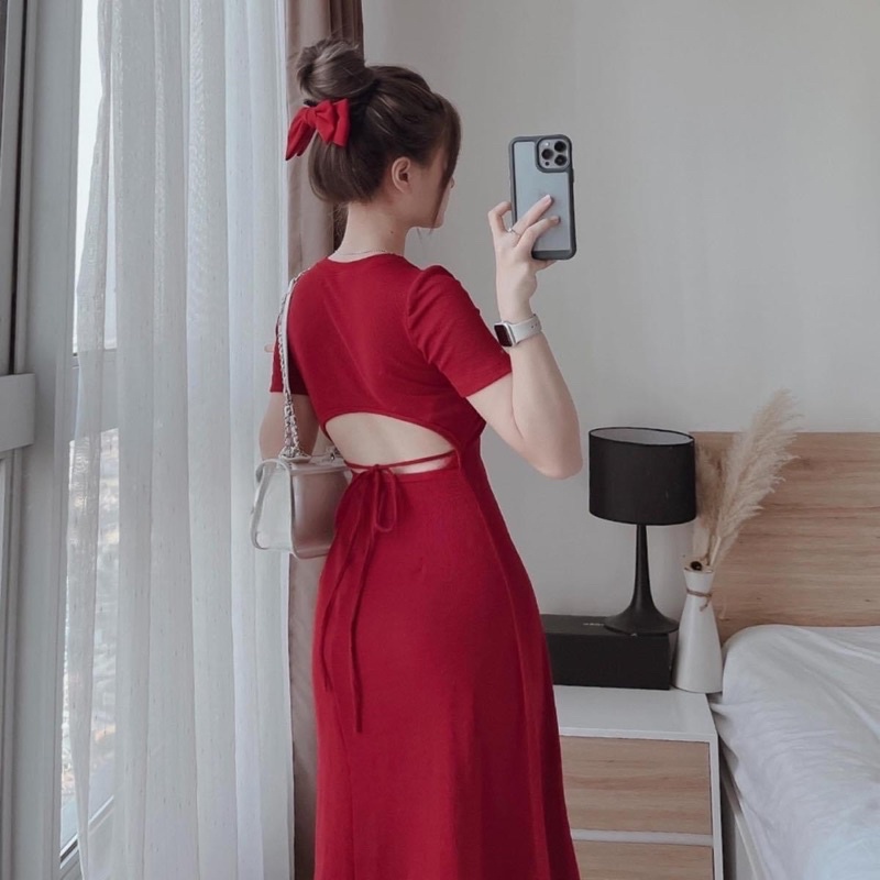 Đầm maxi hở lưng Big size dành cho khách ngoại cỡ từ 60-90 ký