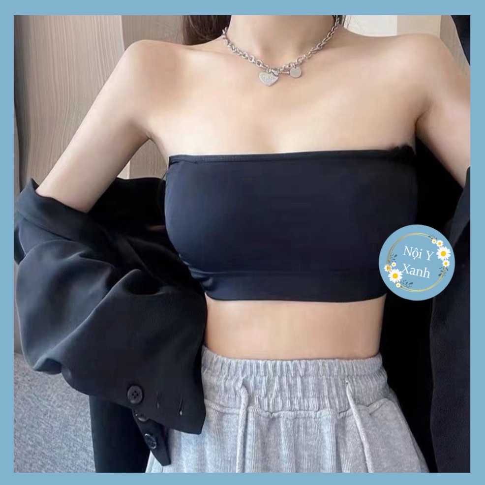 Áo Bra Quây Ngang Đúc Su Mẫu Mới Đệm Đẩy Ngực Móc Kép Sexy A.96 nội y xanh, chất đẹp, deal tốt