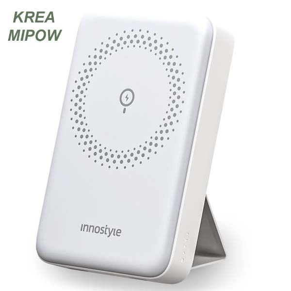 SẠC DỰ PHÒNG INNOSTYLE POWERMAG 15W 2 IN 1 STAND 10000 MAH PD 20W