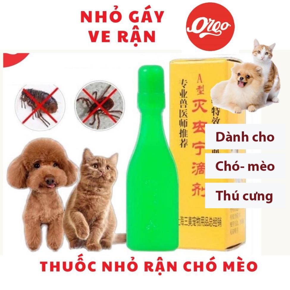 HongKong Orgo New 2,5ml- Thuốc nhỏ gáy diệt ve rận bọ chét