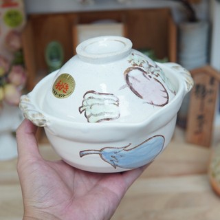 Nồi đất kho cá/ăn lẩu - gốm sứ nhật bản