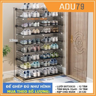 [FREESHIP ❤️] Kệ Để Đồ, Tủ Quần Áo, Giá Để Giày, Lưới Thép Lắp Ghép Sơn Tĩnh Điện Cực Bền Chắc (Có Tặng kèm chốt)