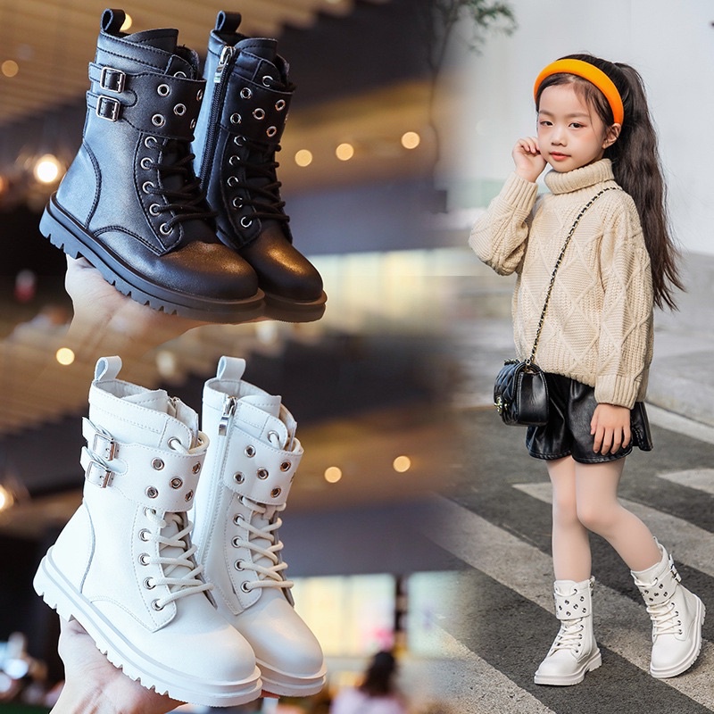 Giày Bốt đùi cá tính phong cách Hàn quốc cho bé siêu đẹp