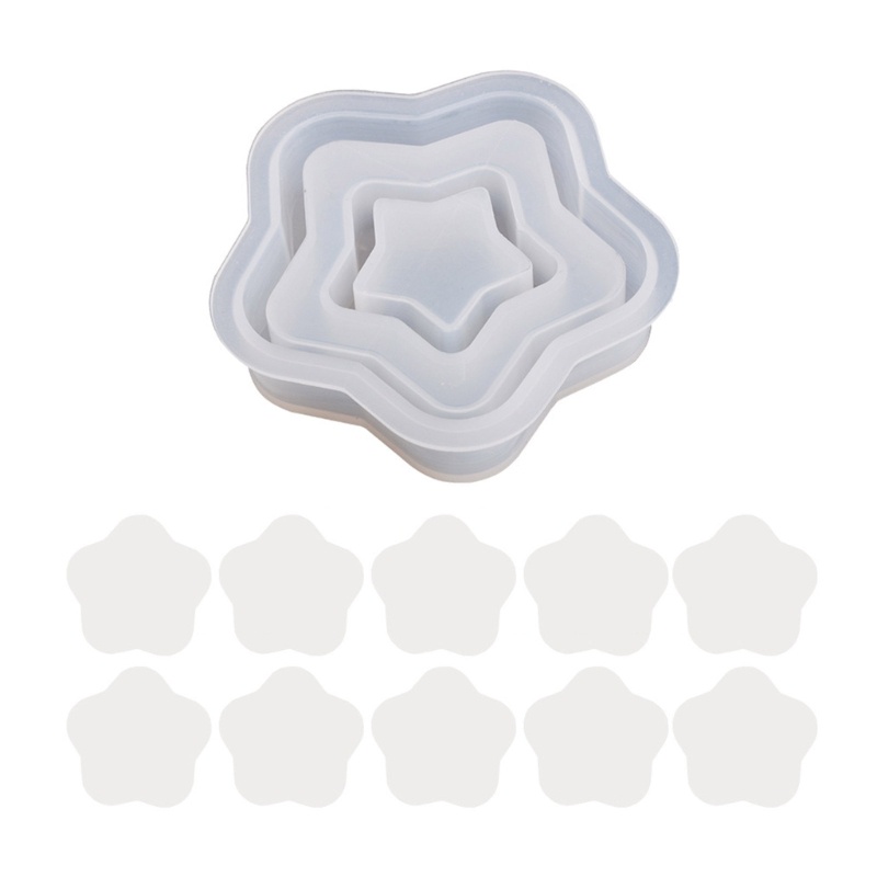 Khuôn Silicone Làm Móc Khóa Hình Gấu Lắc Cát Chảy Xinh Xắn