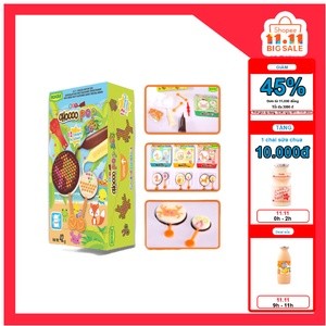 DIY (Đồ chơi) làm kẹo sô cô la và sữa hình thú - My Zoo Chocopop - Roscela Thái Lan