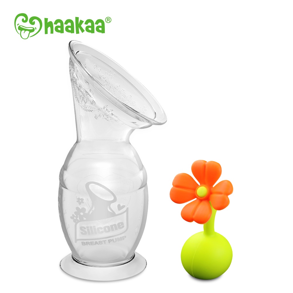 Combo Cốc hứng sữa Gen.2 100/150ml và Nút hoa chặn Haakaa