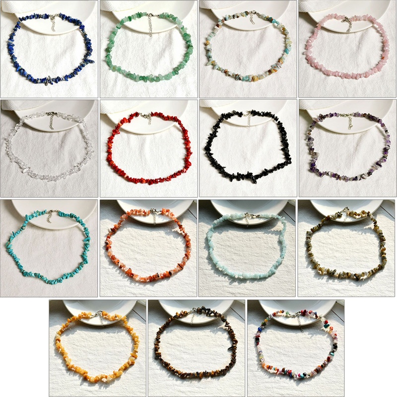 Vòng cổ Mặt Đá Tự Nhiên Thời Trang Cho Nữ