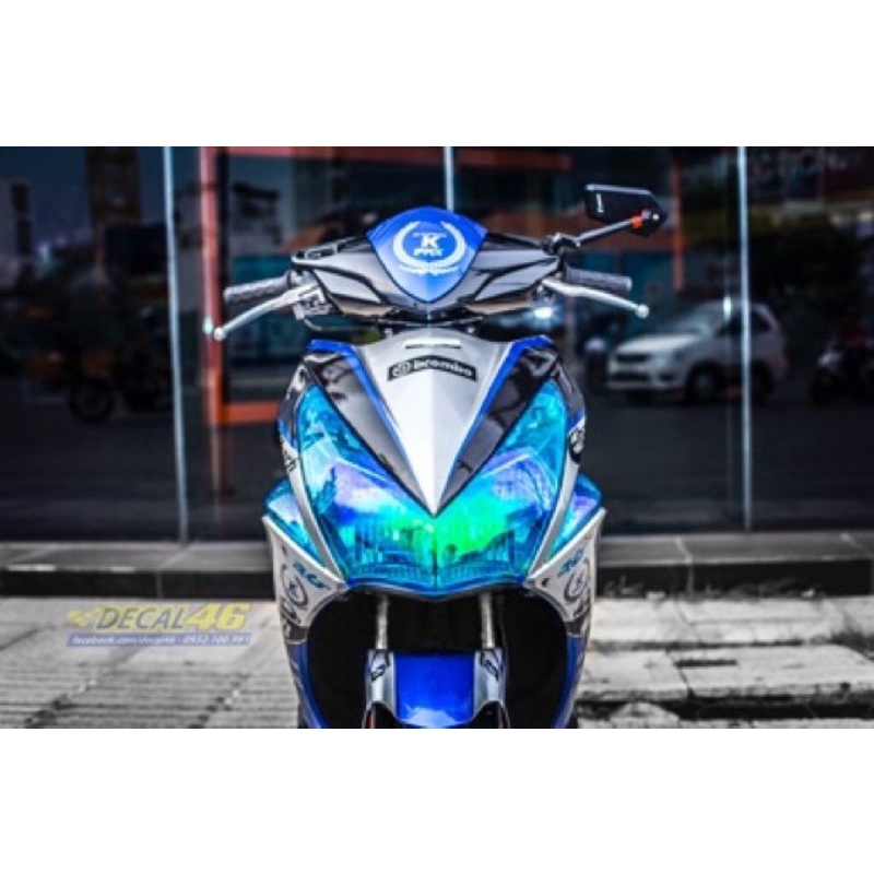 Film decal titan7 màu dán đèn xe ôtô xe máy hàng cao cấp