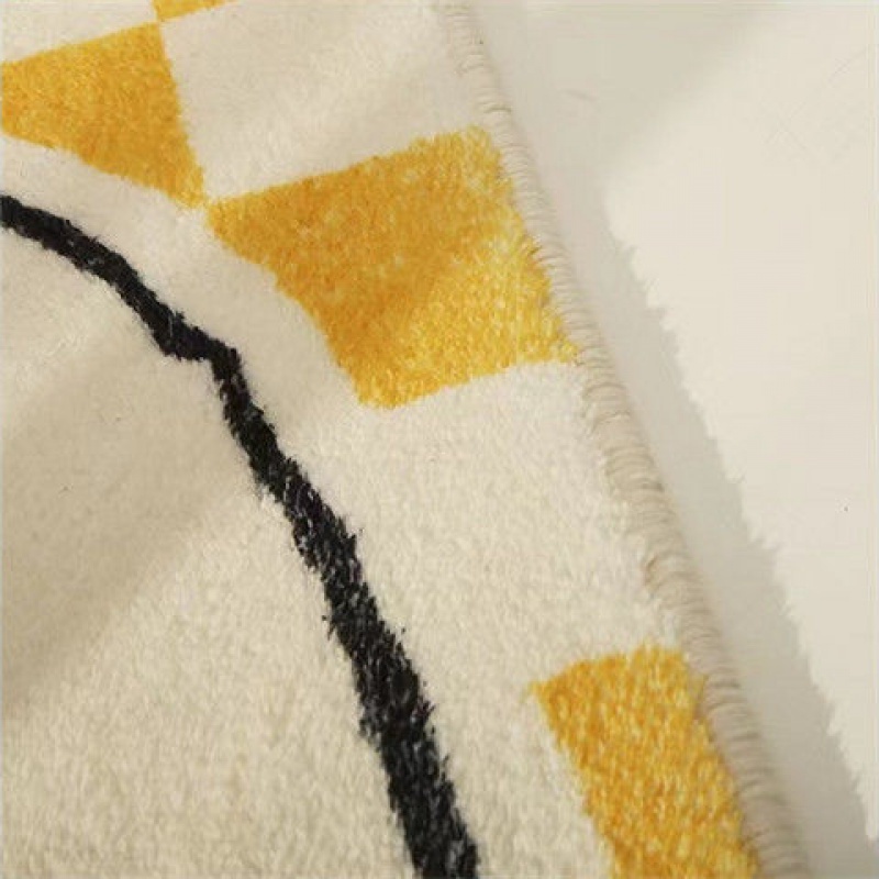 Thảm Lót Sàn Phòng Khách / Ngủ Họa Tiết Hoa Nhiều Màu Sắc