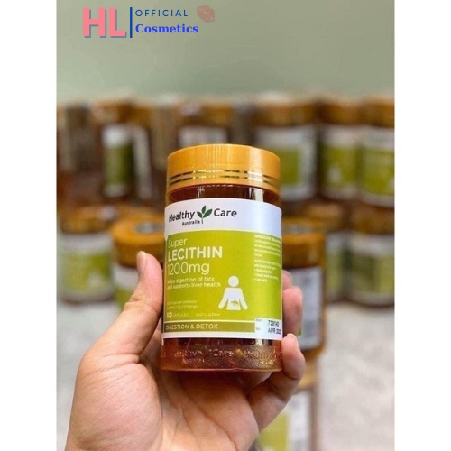 Mầm đậu nành Lecithin Healthy Care super 1200mg 100 viên, Hỗ trợ tăng cường nội tiết tố nữ, myphamhanhluan | BigBuy360 - bigbuy360.vn