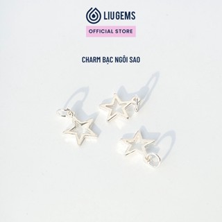 Charm Bạc Ngôi Sao Phụ Kiện Làm Trang Sức Liugems 925 Size Nhỏ Tinh Tế, Dễ Thương, Dành Cho Nữ CH02