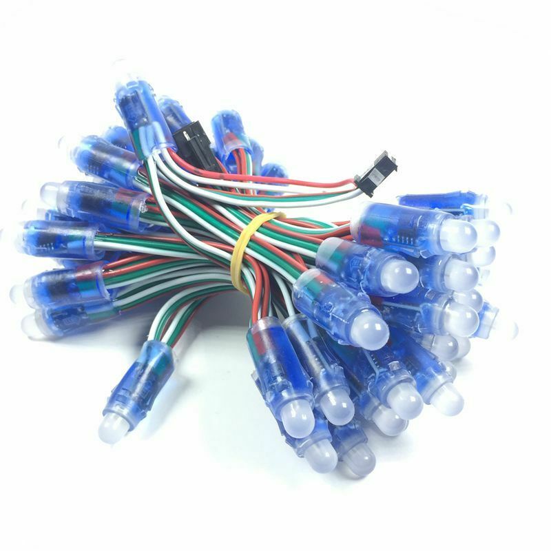 Led Đúc 1930, 2811 full màu chống nước, dây 50 bóng