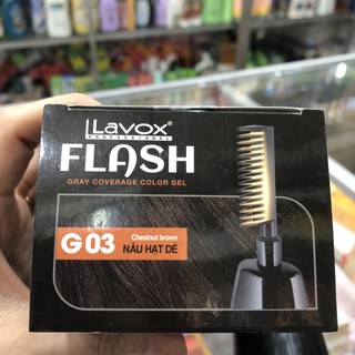 Gel Lược Gội Phủ Bạc Tóc Lavox 150ml