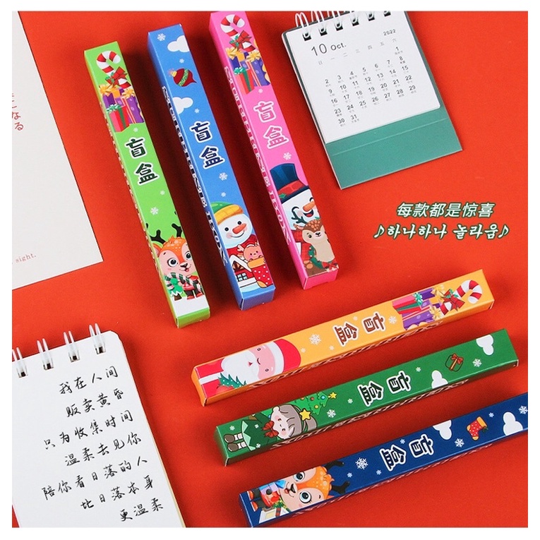 Bút bi bấm Noel có hộp