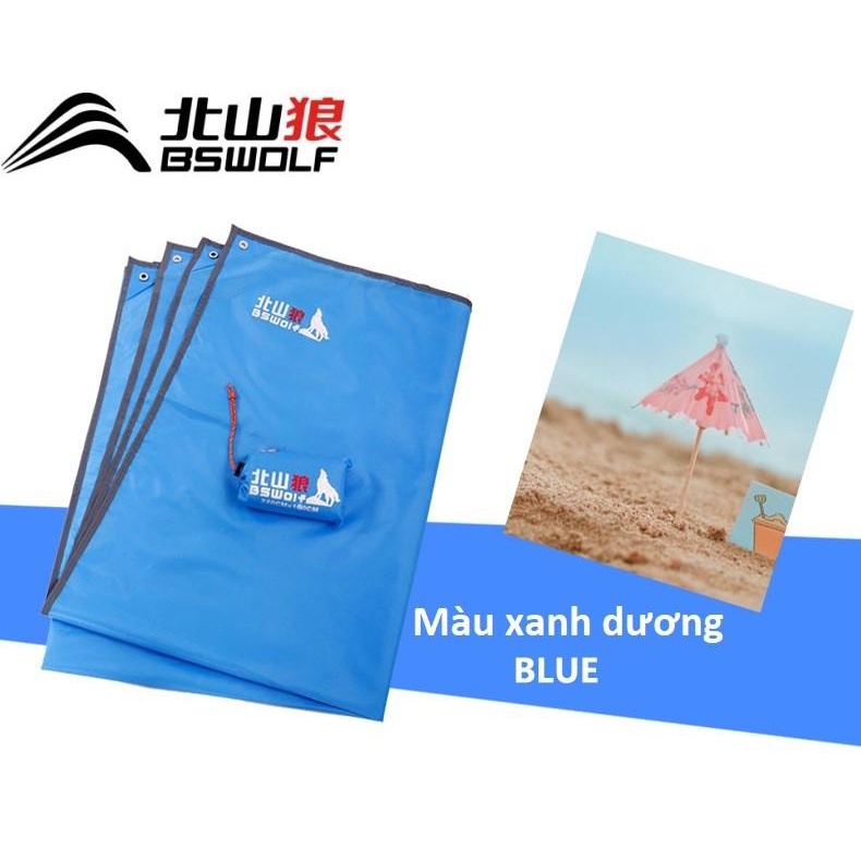 Thảm dã ngoại chống nước BSW-FL001. Dùng đa năng cắm trại, camping, sân vườn, câu cá.
