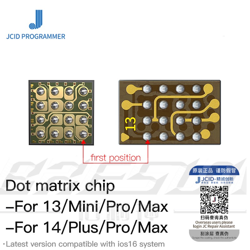 IC làm Face ID JCID 25 pin - 12 Pin Dùng Chung từ X đến 12ProM / iPxd Pro 3/4