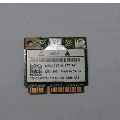 card wlan wifi laptop dell inspiron 1464