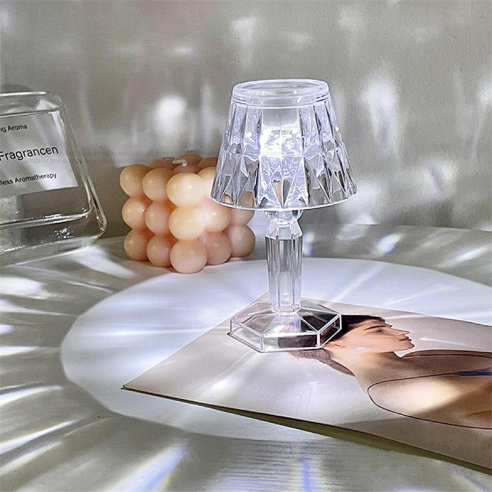 Đèn LED Kim Cương Để Bàn Trang Trí Phòng Ngủ / Nhà Hàng / Quán Bar J5K7 Sử Dụng Pin