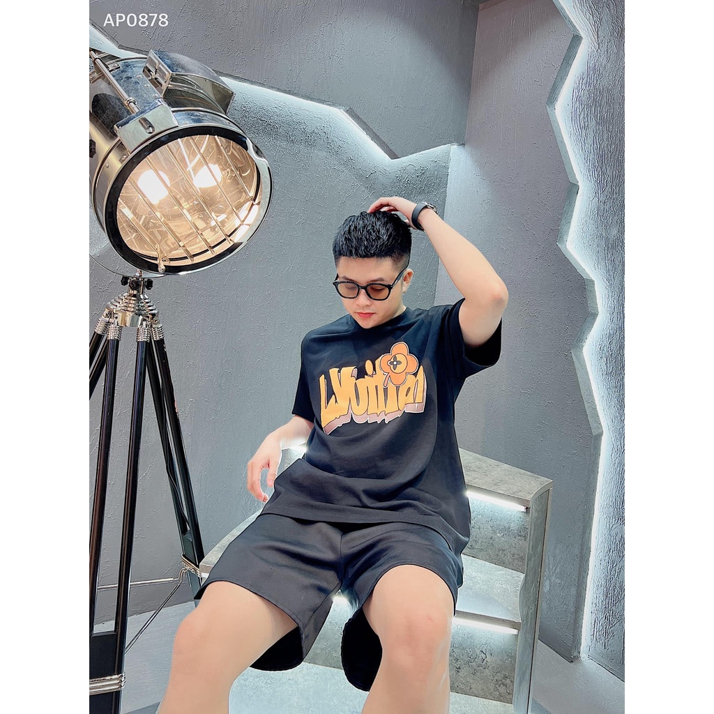 Áo phông LV, áo thun nam nữ chất liệu cotton 100% 01