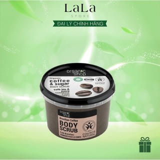 Tẩy tế bào chết Tẩy Da Chết Body Coffee Organic Shop Dưỡng Da Trắng Sáng 250ml