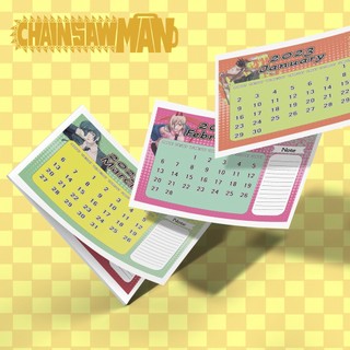 Bộ lịch để bàn 12 tháng anime Chainsaw Man