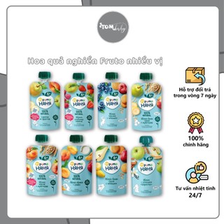 Hoa quả nghiền Fruto nhiều vị cho bé từ 5 tháng tuổi - Thực phẩm ăn dặm cho bé đầy đủ dưỡng chất