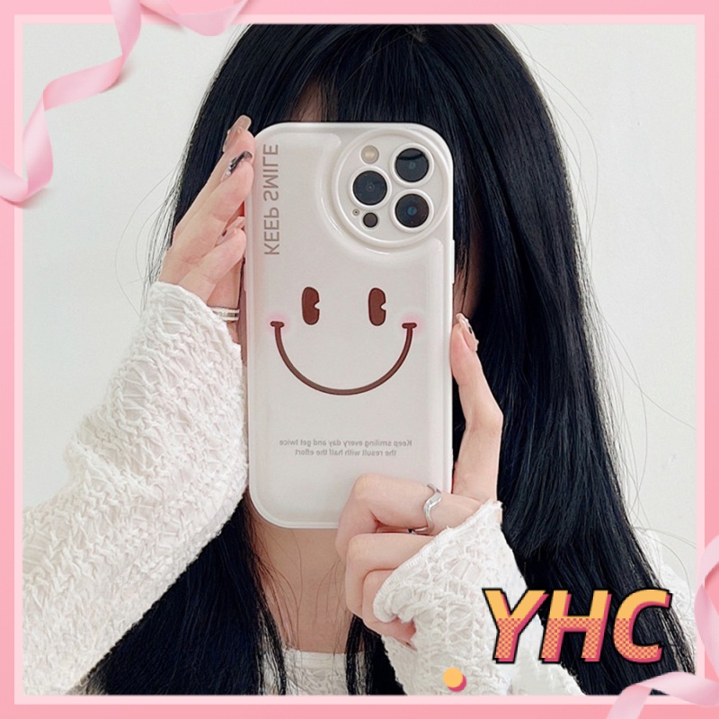 ốp iphone  Silicon Hình Mặt Cười Đơn Giản Cho iphone6 6splus 7 7plus 8 8plus XR x xs 12 11 pro max plus 13 promax-5002