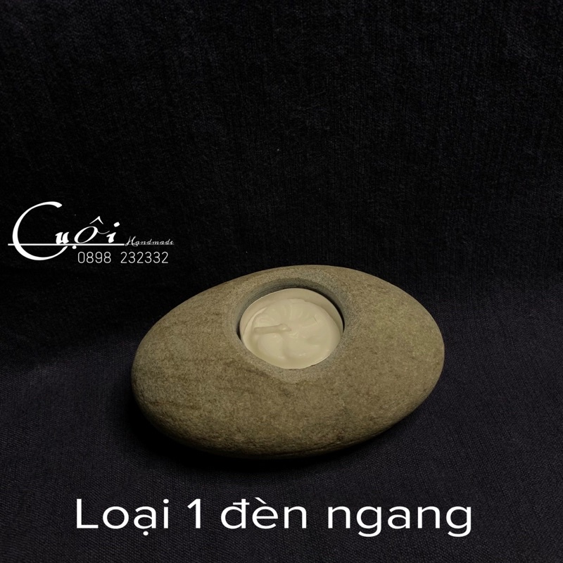 Đèn nến đá cuội