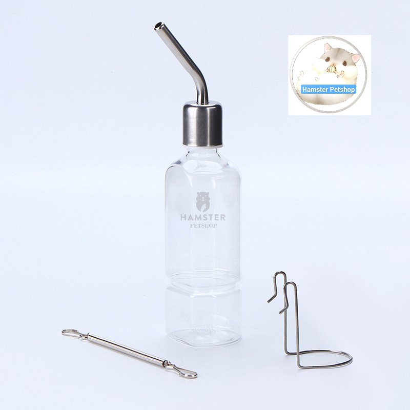 Bình bi sắt 180ml cho hamster,thỏ,bọ ú