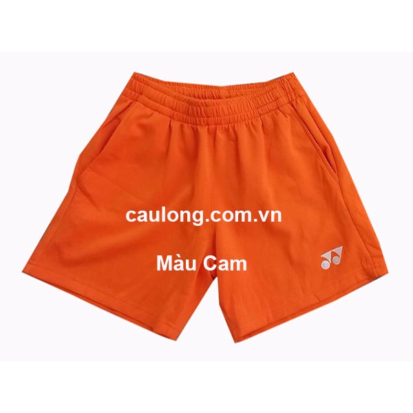 Quần Short Cầu Lông Nữ Yonex Logo Màu Cam