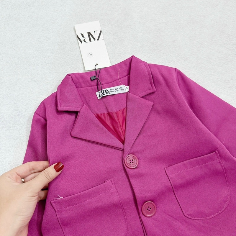 Áo vest hồng tím dành cho bé