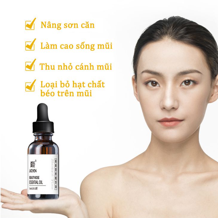 Tinh dầu ũi Sụn nâ Định hình mũi Tinầu nâng i Dầu mage 10ml Thu nhỏ ũi Nống i