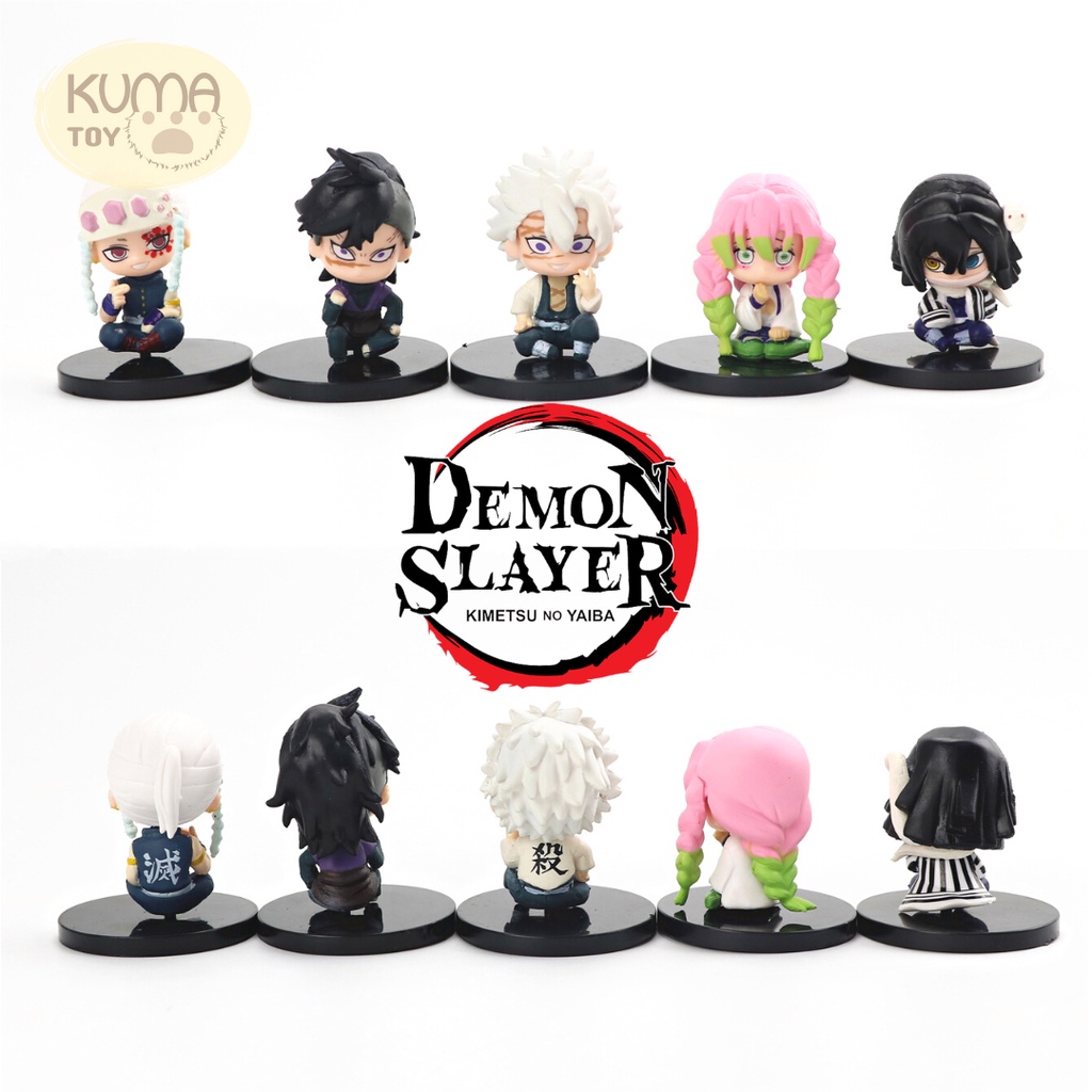 Mô hình Chibi anime Kimetsu no Yaiba: Tanjiro, Nezuko, Zenitsu -THANH KIẾM DIỆT QUỶ