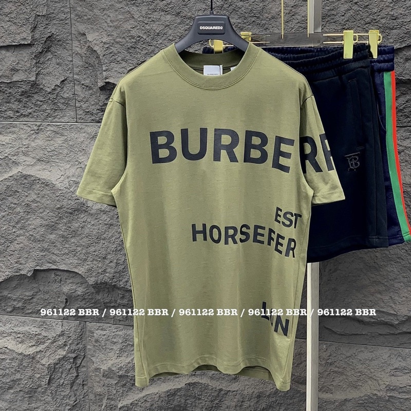 Áo phông nam nữ Premium Cotton in chữ BBR 1856 ngang áo cổ bo dày dặn hàng cao cấp AP24P